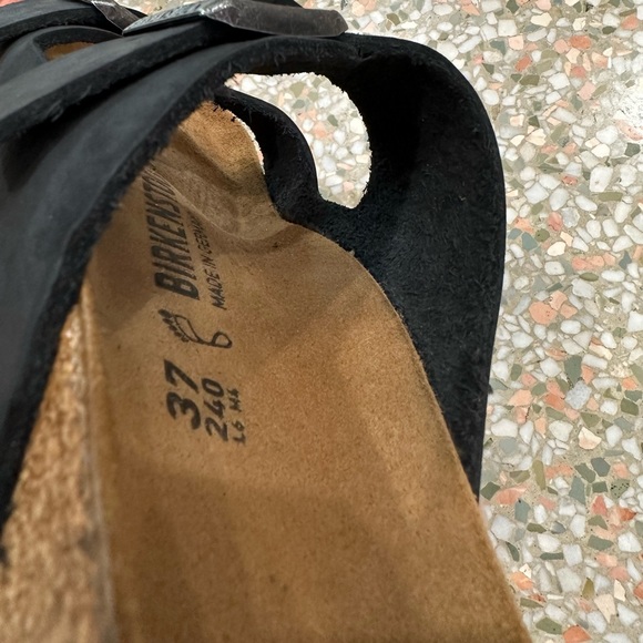 Birkenstock Arizona Black Oiled Nubuck Leather 37 / 6.5 - Picture 9 of 12